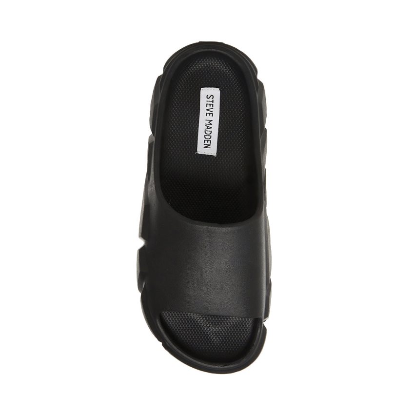 Sandalias de Diapositivas Steve Madden Charged Hombre Negras | ES OK4126